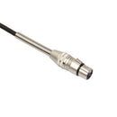3P XLR Female Jack to 1/4" 6.35mm Male Plug Stereo Microphone Cable Adapter