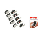 10 Pcs AC 125V 1A SPDT 1NO 1NC Momentary Long Hinge Lever Micro Switch N5M1