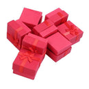 24-Piece Gift Box Set - Square Ring Jewelry Box for Anniversaries, Weddings I3A4