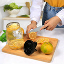 Mason Jar Lids - 4 Pack Canning Lids Flip Cap Lids with Leak-Proof Seal Sto