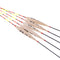 5Pcs Fishing Float Night Luminuous Tackle Glow Stick Wood Accessories With Lead