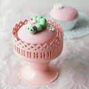 Sweetgo Pink Mini Cupcake Stand Metal Single One Candle Holder Table Decora