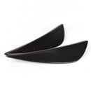 4 Universal Front Bumper Lip Splitter Fins Body Spoiler Canard Valence ChinAA