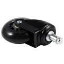 Office Chair Caster Wheels Roller Rollerblade Style Castor Wheel Replacemen