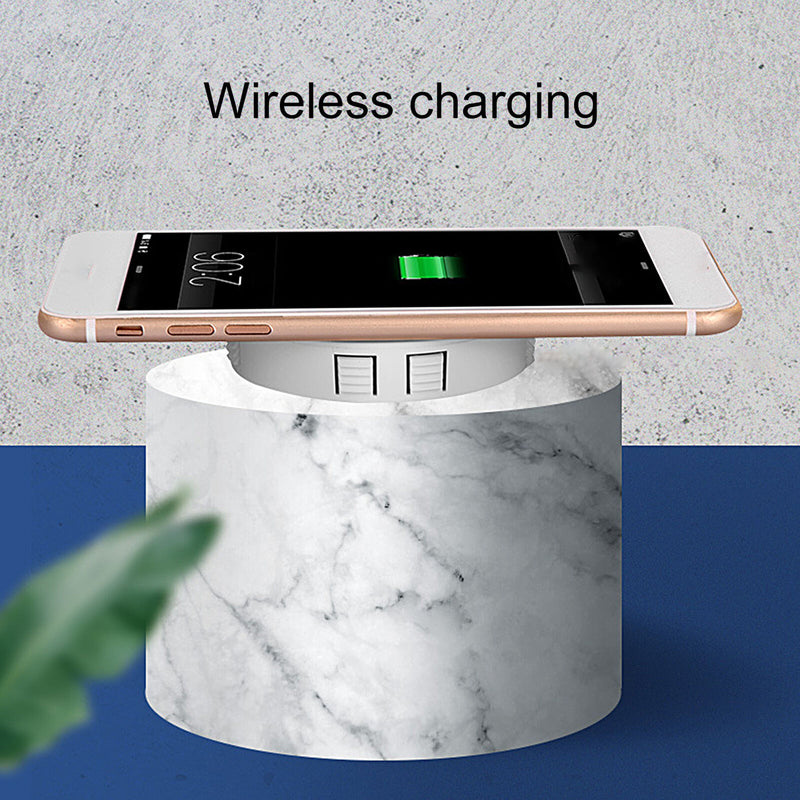 10W Embedded Desktop Qi Wireless Fast Charging Charger for Home Office Welcome