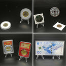 10x Small Acrylic Coin Display Easel for Medallions Lighters Challenge Coins