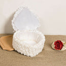 1Pcs Heart-Shape Rose Flowers Valentine'S Day Gift Ring Box Romantic Weddin