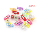 20PCs Plastic Clip Clamps For Patchwork Sewing Quilt Clip Tools Food Bag Clips Z
