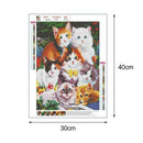 5D DIY Full Drill Diamond Painting Cross Stitch Embroidery Kit (A937 Cat)