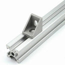 1X(100Pcs 2020 Corner Bracket Fittings Slot 6 Corner Angle L Breakets Conne