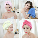 Microfiber Bath Towel Hair Dry Quick Drying Lady Bath Towel Soft Shower Cap