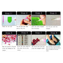 5D DIY Full Drill Diamond Painting Yard Flowers Cross Stitch Embroidery Kit