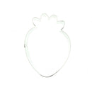 strawberry shaped stainless steel cutter biscuit cookie mold baking decor tool F