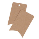 100X Blank Kraft Jewelry Price Wedding Label String Price Tags With String 20mME