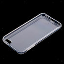 Silicone Transparent Protective Case with Hard Back Cover Waterproof Shockproof