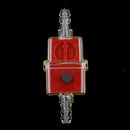 10pcs Universal Red Petrol Inline Fuel Filter LARGE Car Part 6mm Pipes