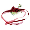 Wedding Corsage Wrist Flower Wedding Supplies Photo Props Wrist red