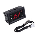 W1218 DC12V Digital Thermostat Temperature Controller For Incubator w/ Probe Red