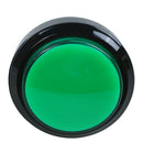 12V DC LED Light Illuminated Green Round Momentary Push Button Switch 1 NO