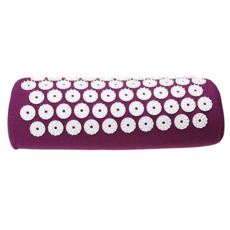 1Pcs Acupressure Massage Mat Relieve Stress Yoga Mat Massager Pillow For Bo Q3P9