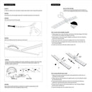 5M RGB 5050 Waterproof LED Strip light SMD 44 Key Remote 12V US Power Full Kit