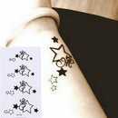 Cute Waterproof Star Arm Temporary Tattoo Stickers Body Art Removable Tatoos Kw