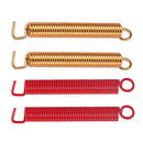 4x Electric Guitar Tremolo Bridge Springs Tremolo Springs Red + Golden