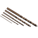 5pcs HSS CO M35 Cobalt Twist Drill Bits For Metal Steel 1mm 2mm 3mm 4mm 5mm
