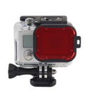 Underwater Sea Diving Snap On Red Lens Filter For Go pro Hero3+ 4Housing Case â„–[