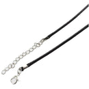 10X Leather Band Collar 2mm Necklace Necklace + Clasp