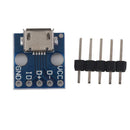 90pcs Micro USB to DIP Female B-Type USB DIP USB Adapter Module +Pins Header