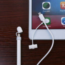 2Pack Silicone Protective Cap Cover Anti-Lost Holder & Connector Adapter Tether