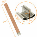 10Pcs 13mm x 130mm Candle Wood Wick With Sustainer Tab Candle Making Supplies