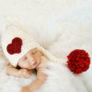 Fashion Baby Boy Girl Photography Clothing Hit Color Knitted Long-Tail Hat