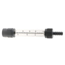 Water Liquid Flow Measuring Tube Rotameter Flowmeter 0.2-1GPM Grey+ Clear