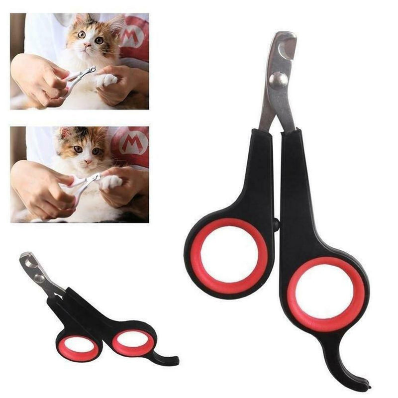Portable Dog Pet Cat Grooming Toe Nail Clippers Paw Claw Trimmer Tools Supplies