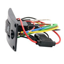 New Plastic Marine Boat Bilge Pump Switch Panel w/ LED Backlight ON-OFF-ON