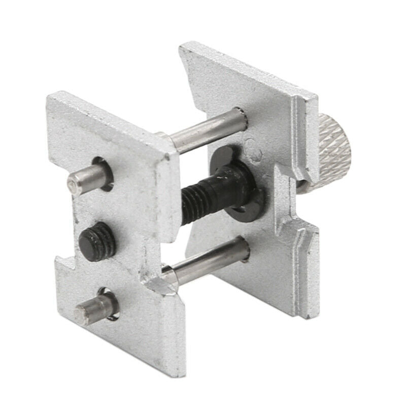 1 Set 2 Pcs Two-In-One Watch Case Metal Movement Holder Watchmaker Clamp Re