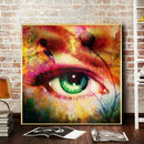 Eye Colorful World DIY Full Round Diamond Painting Rhinestone Art Handwork