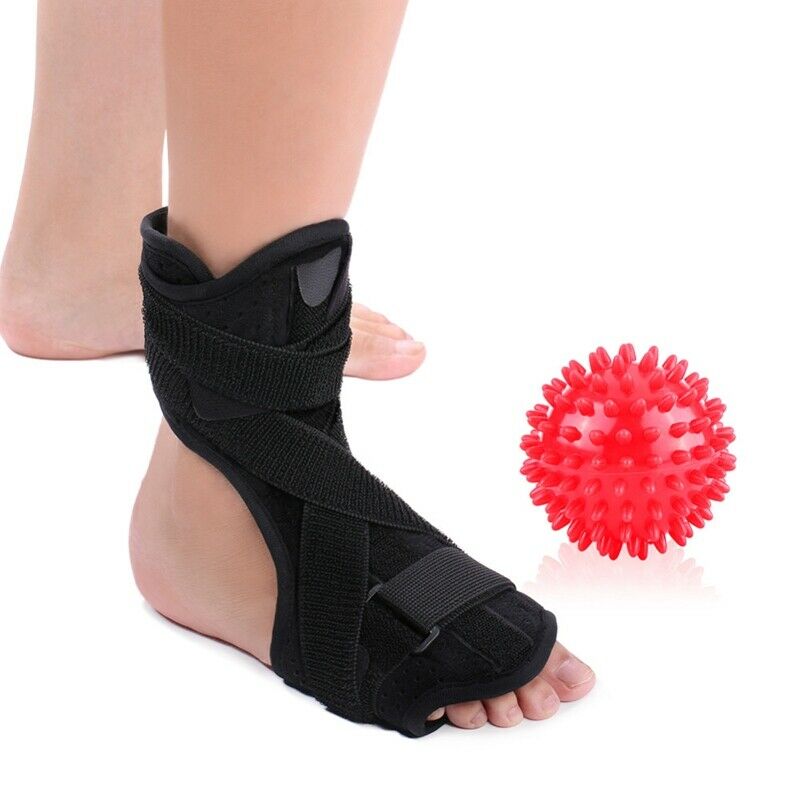 Ankle Splint Support with Spiky Massage Ball Ankle Protector Plantar Fascii Z3M5