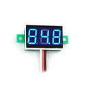 Mini Digital Voltmeter DC0-100V Blue Light LED Panel Voltage Meter   A
