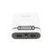 3 in 1 Solar Charger Power Bank 12000mAh USB Battery White