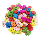 100Pcs Novelty Baby Buttons Cartoon   Shape Sewing Buttons for Clothes