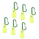 6pcs Shrimp Fishing Lure Cover Squid Jig Hook Protector D Keychain