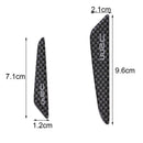 4pcs Carbon Fiber Car Side Door Edge Anti-scratch Strips Protector Guard Trim
