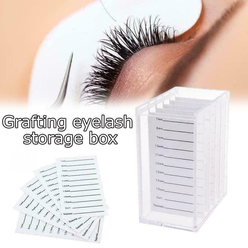 5 Layers Acrylic Eyelash Display Holder Panels Lashes New Extension Storage D4A4