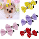 10pcs Colorful Pet Grooming Accessories Cat Dog Hair Bows Hair Clips Beauty Kit