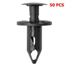 50pcs Trunk Fastener Rivets Plastic Car Door Trim Panel Retainer Clips