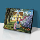 Full Round Drill 5D DIY Diamond Painting House Wall Picture Mosaic (B123)