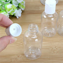 5pc 50ML Plastic Travel Empty Makeup Toiletries Liquid Containers Travel Bottles